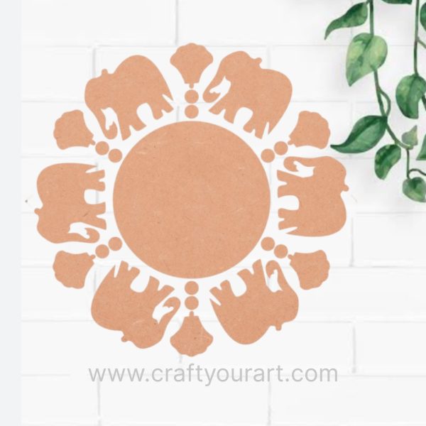 Rangoli Cutout MDF Design 31