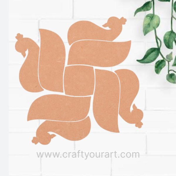 Rangoli Cutout MDF Design 33