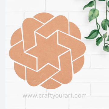 Rangoli Cutout MDF Design 34