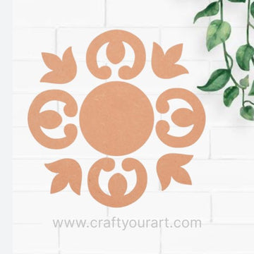 Rangoli Cutout MDF Design 35