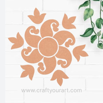 Rangoli Cutout MDF Design 36