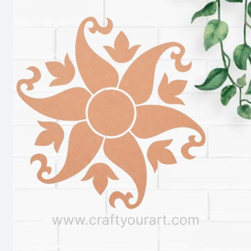 Rangoli Cutout MDF Design 37