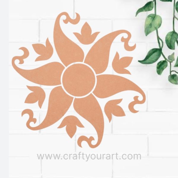 Rangoli Cutout MDF Design 37