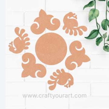 Rangoli Cutout MDF Design 38