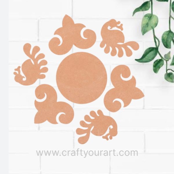 Rangoli Cutout MDF Design 38