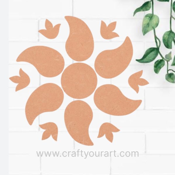 Rangoli Cutout MDF Design 39