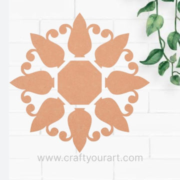 Rangoli Cutout MDF Design 40