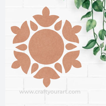 Rangoli Cutout MDF Design 6