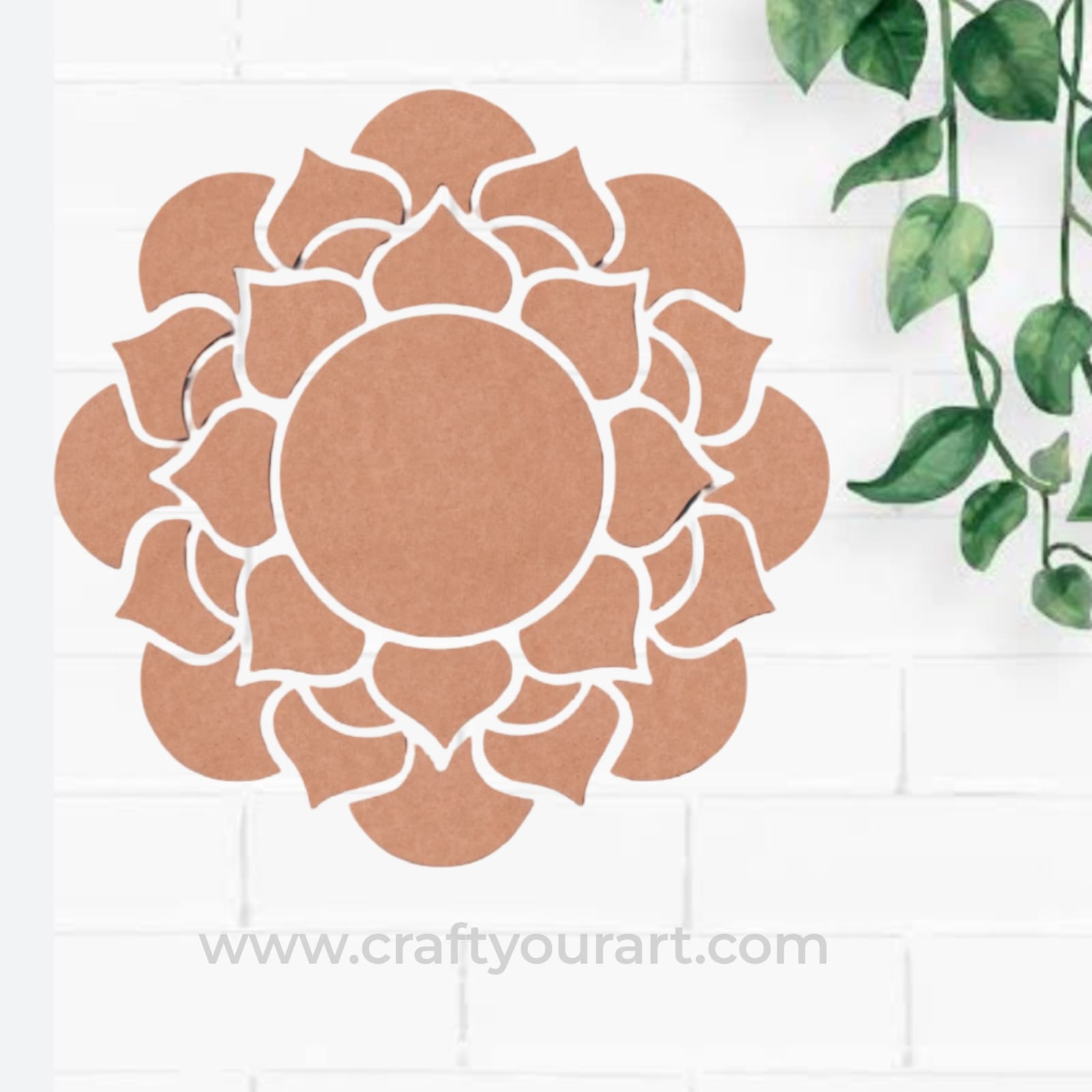 Rangoli Cutout MDF Design 7