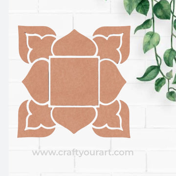 Rangoli Cutout MDF Design 8