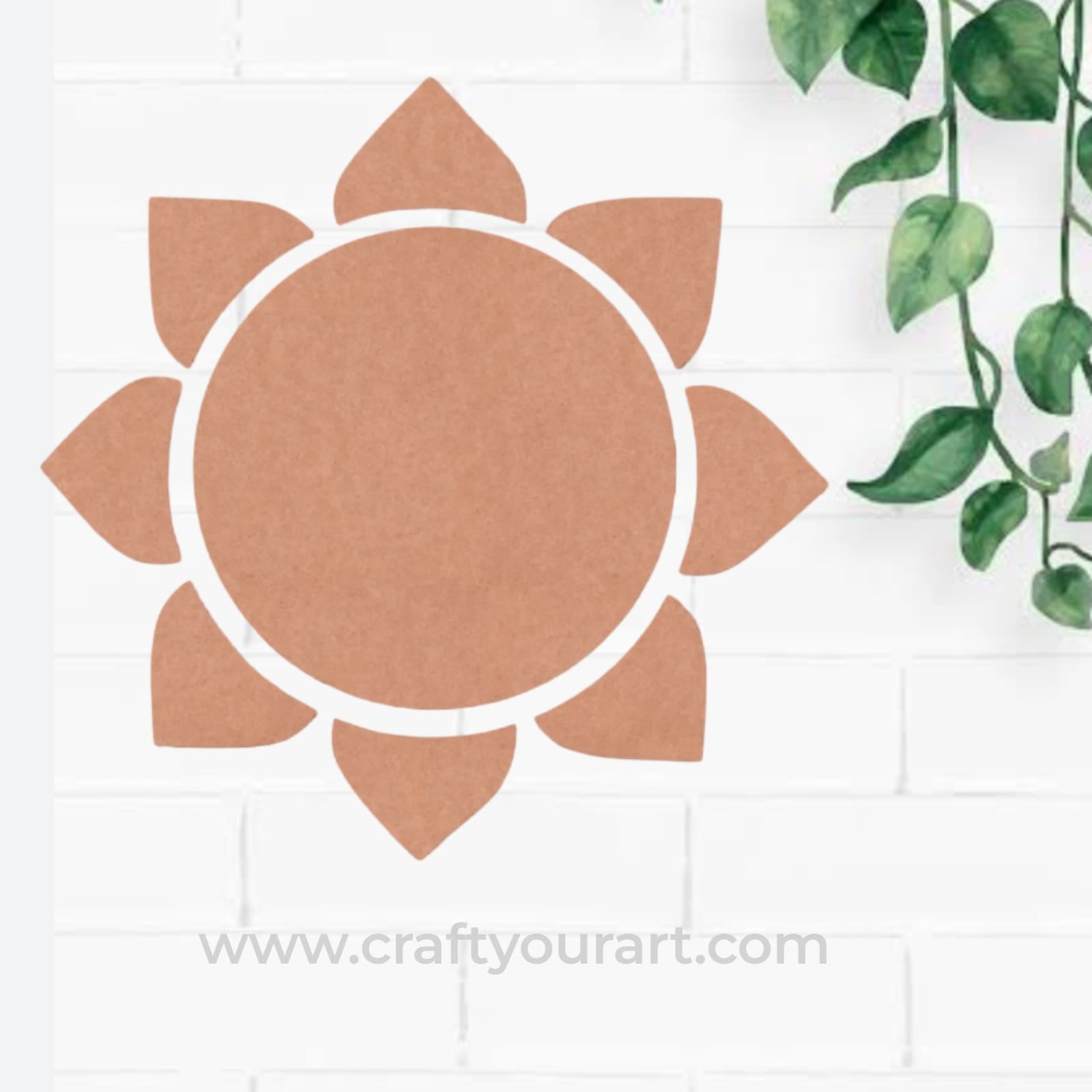 Rangoli Cutout MDF Design 9