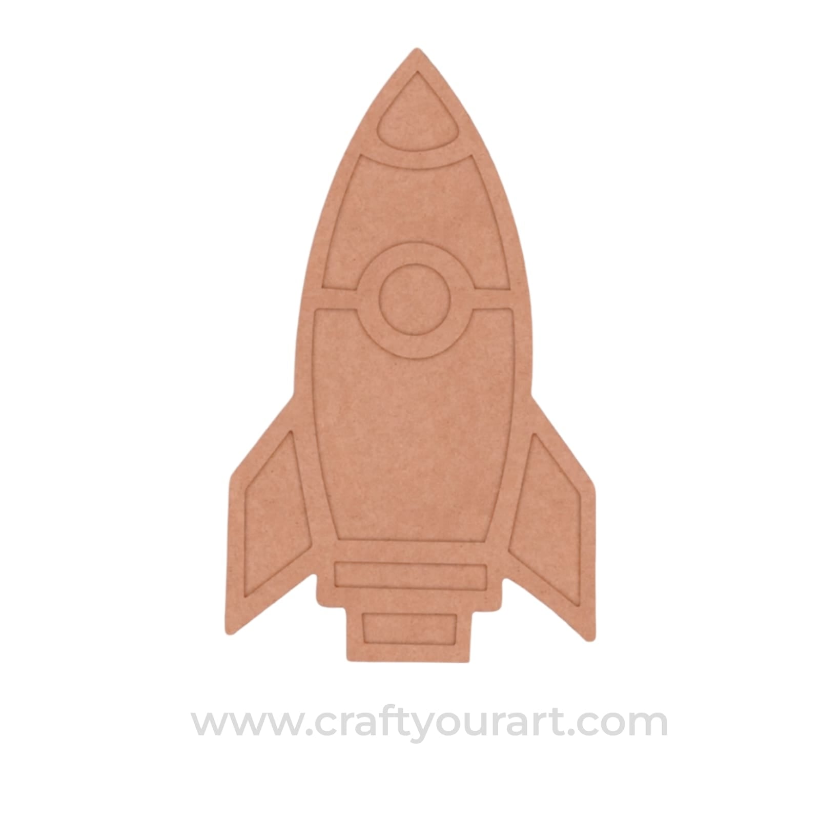 Rocket Mosaic Art MDF Design 2