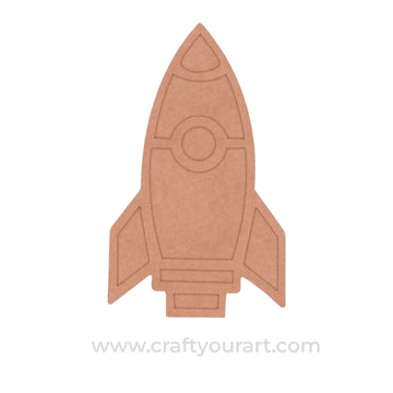 Rocket Mosaic Art MDF Design 2