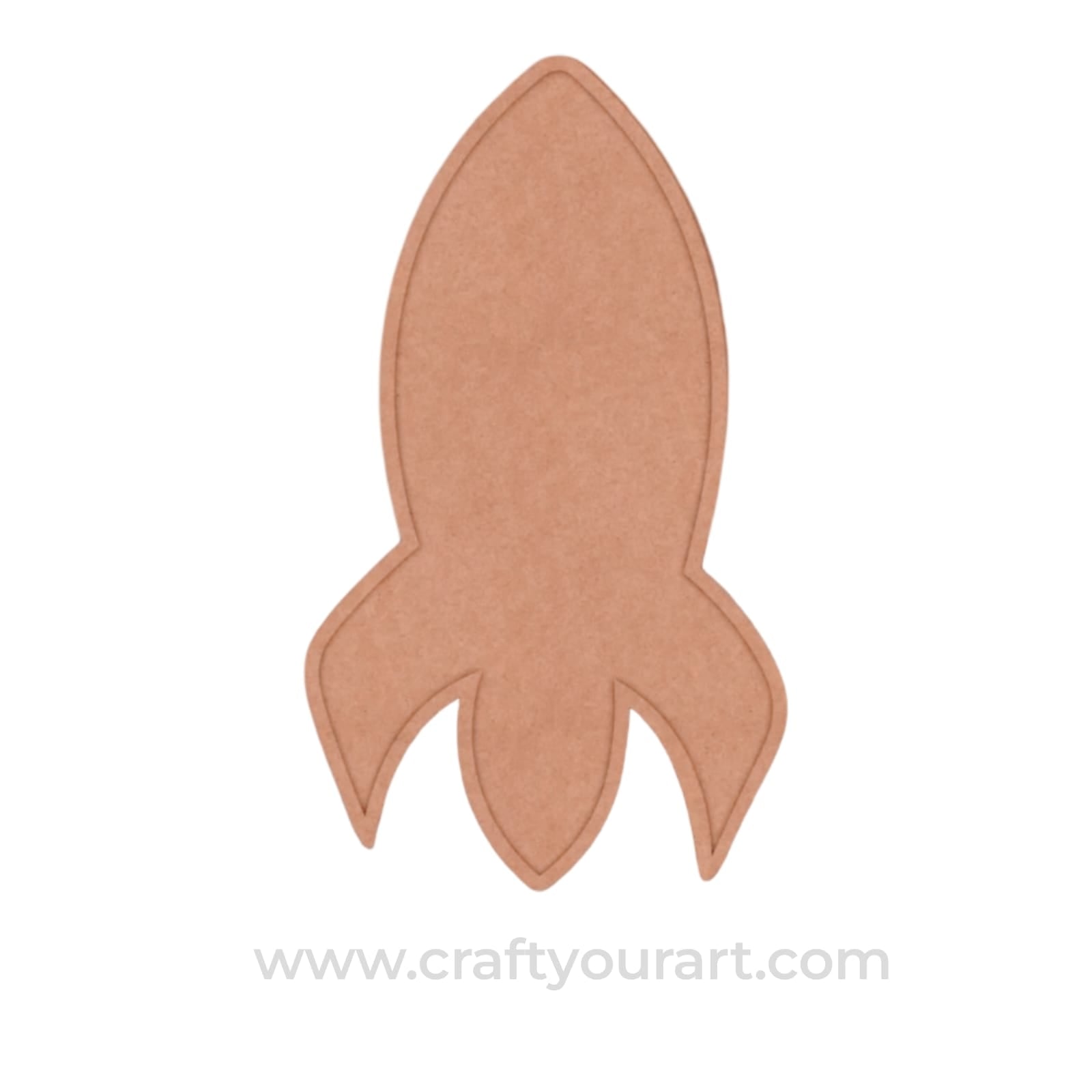 Rocket Mosaic Art MDF Design 3