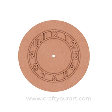 Round Clock MDF Design 2