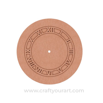 Round Clock MDF Design 3