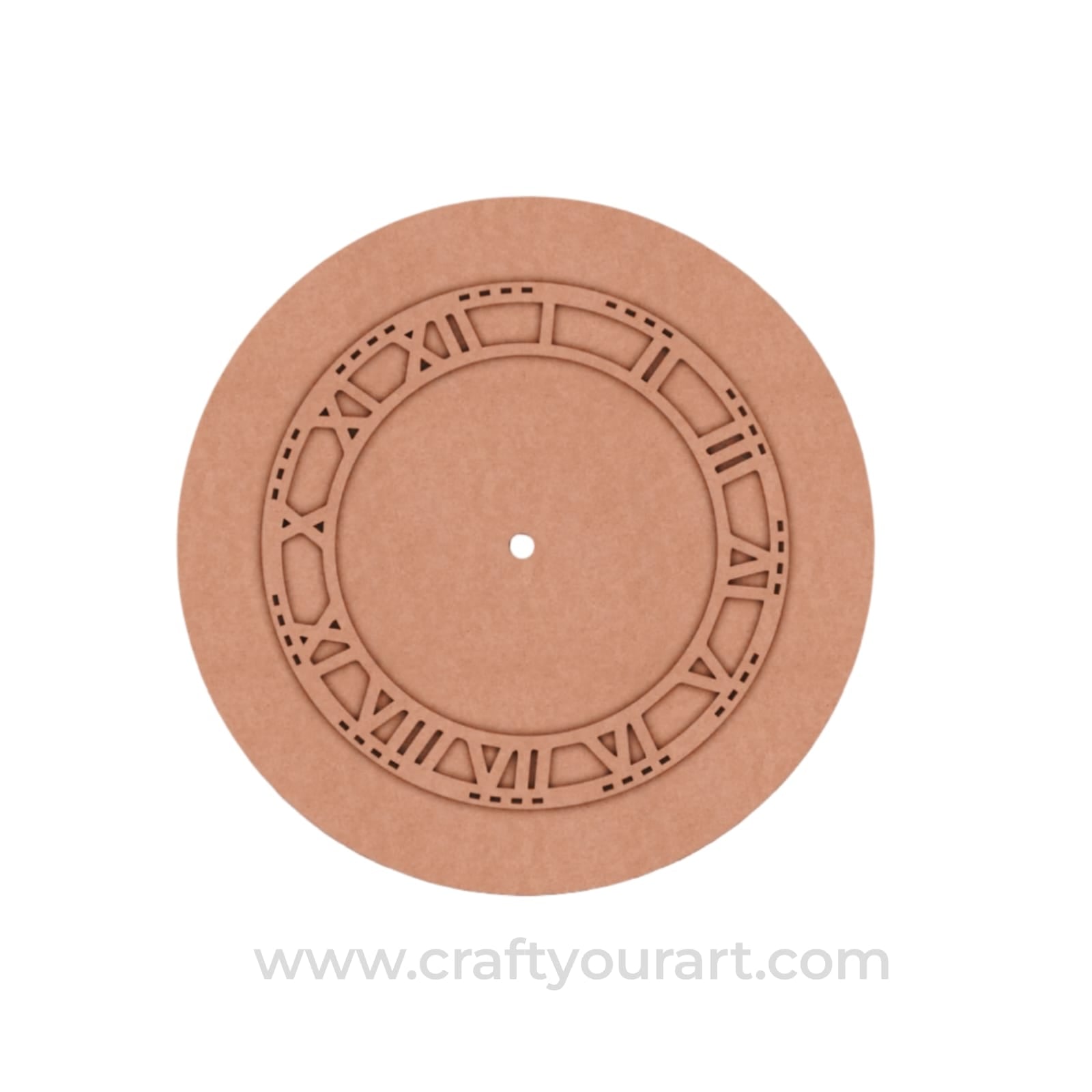 Round Clock MDF Design 4