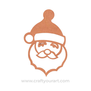 Santa Claus Christmas Cutout MDF Design 1