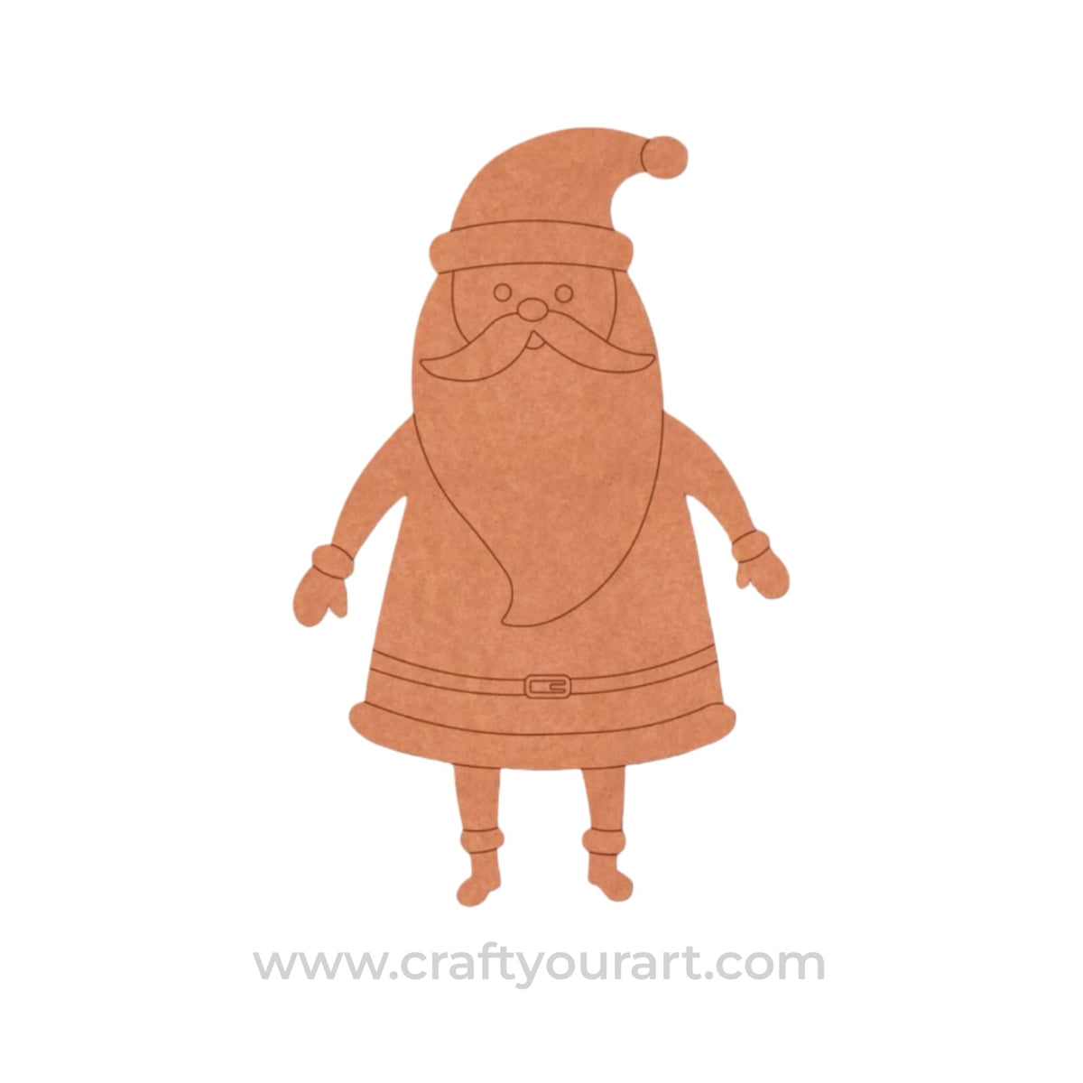 Santa Claus Christmas Pre Marked MDF Design 1