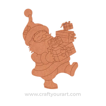 Santa Claus Christmas Pre Marked MDF Design 10