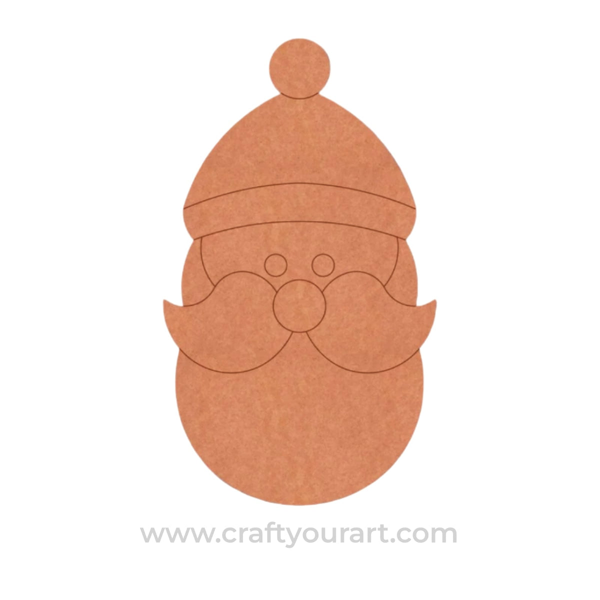 Santa Claus Christmas Pre Marked MDF Design 13