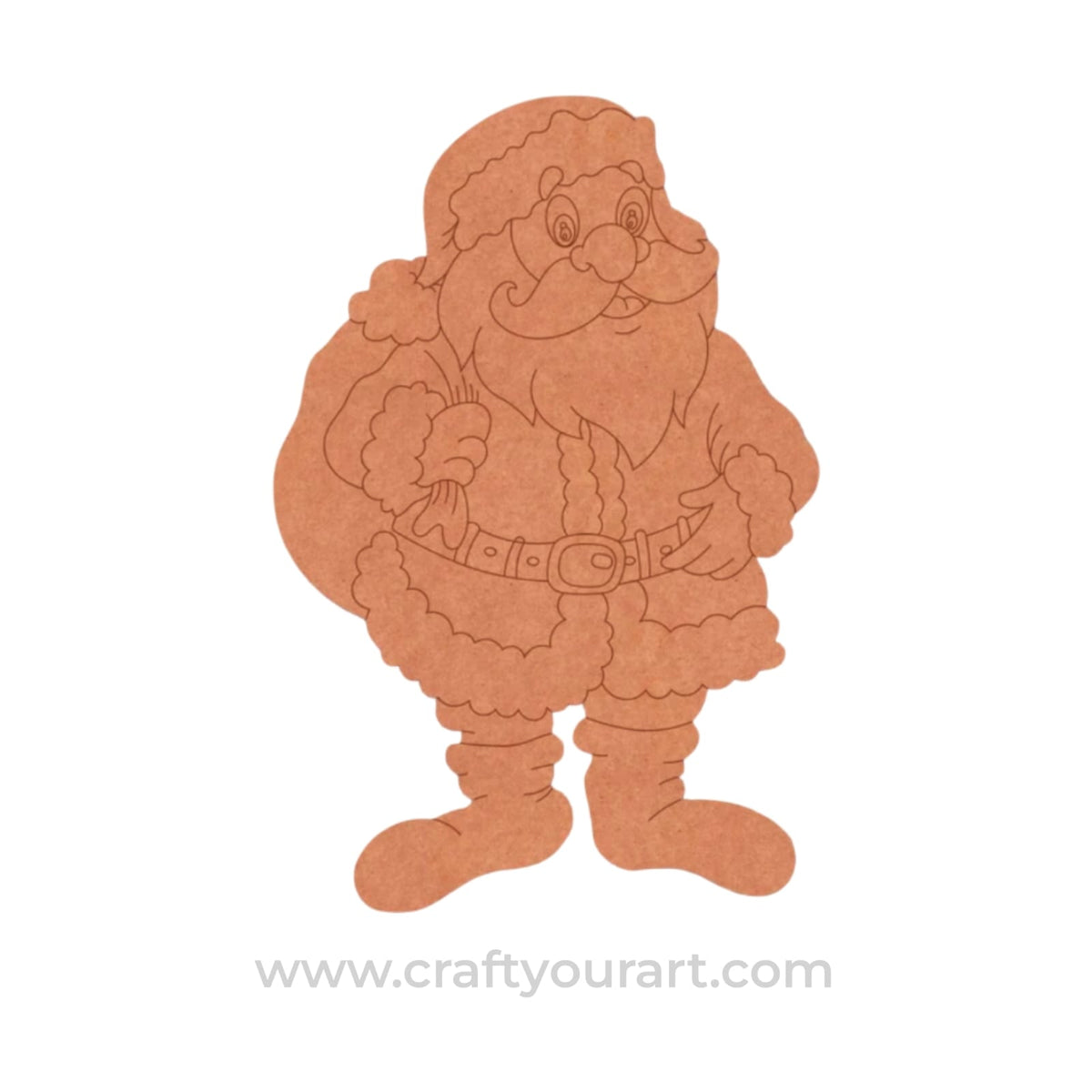 Santa Claus Christmas Pre Marked MDF Design 14