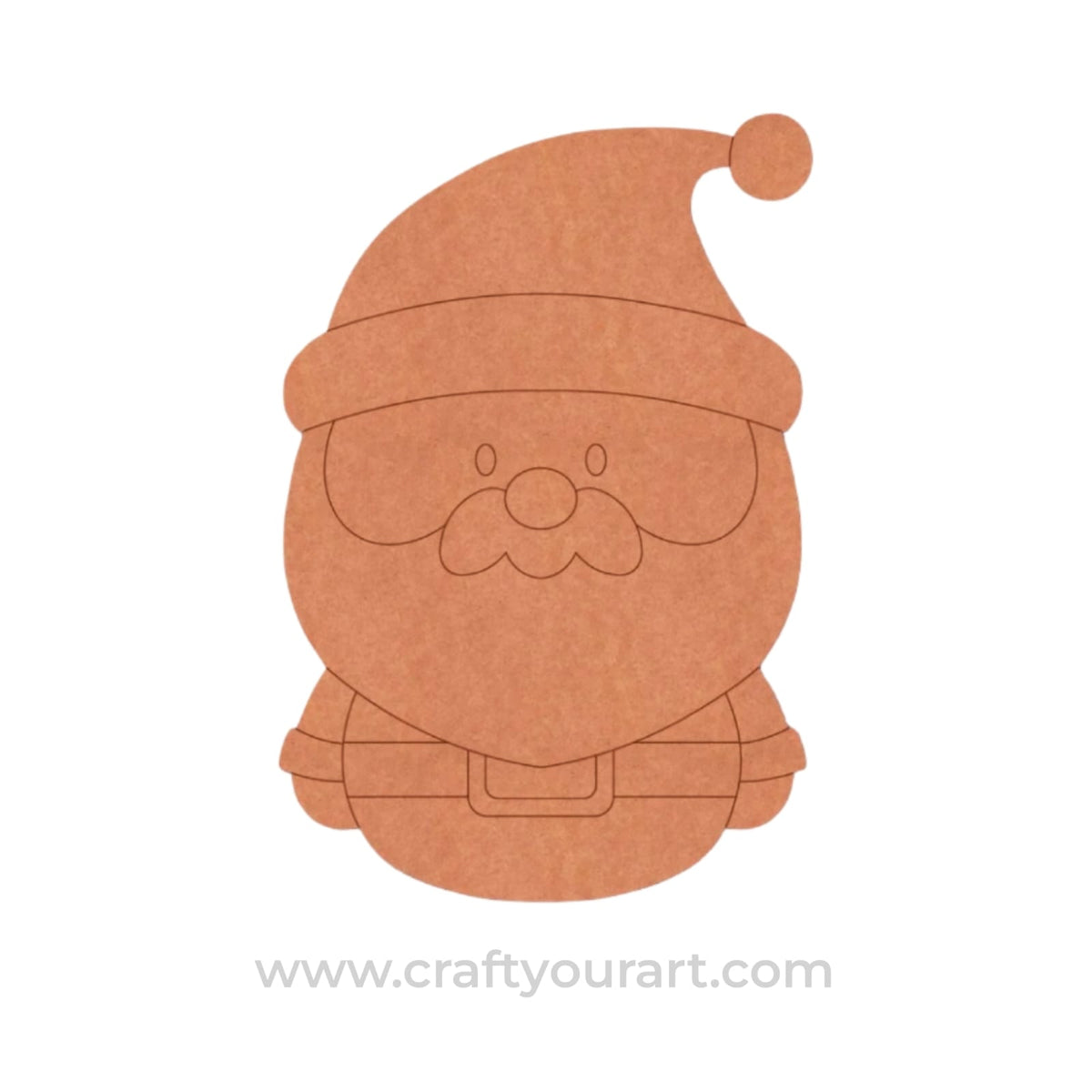 Santa Claus Christmas Pre Marked MDF Design 4