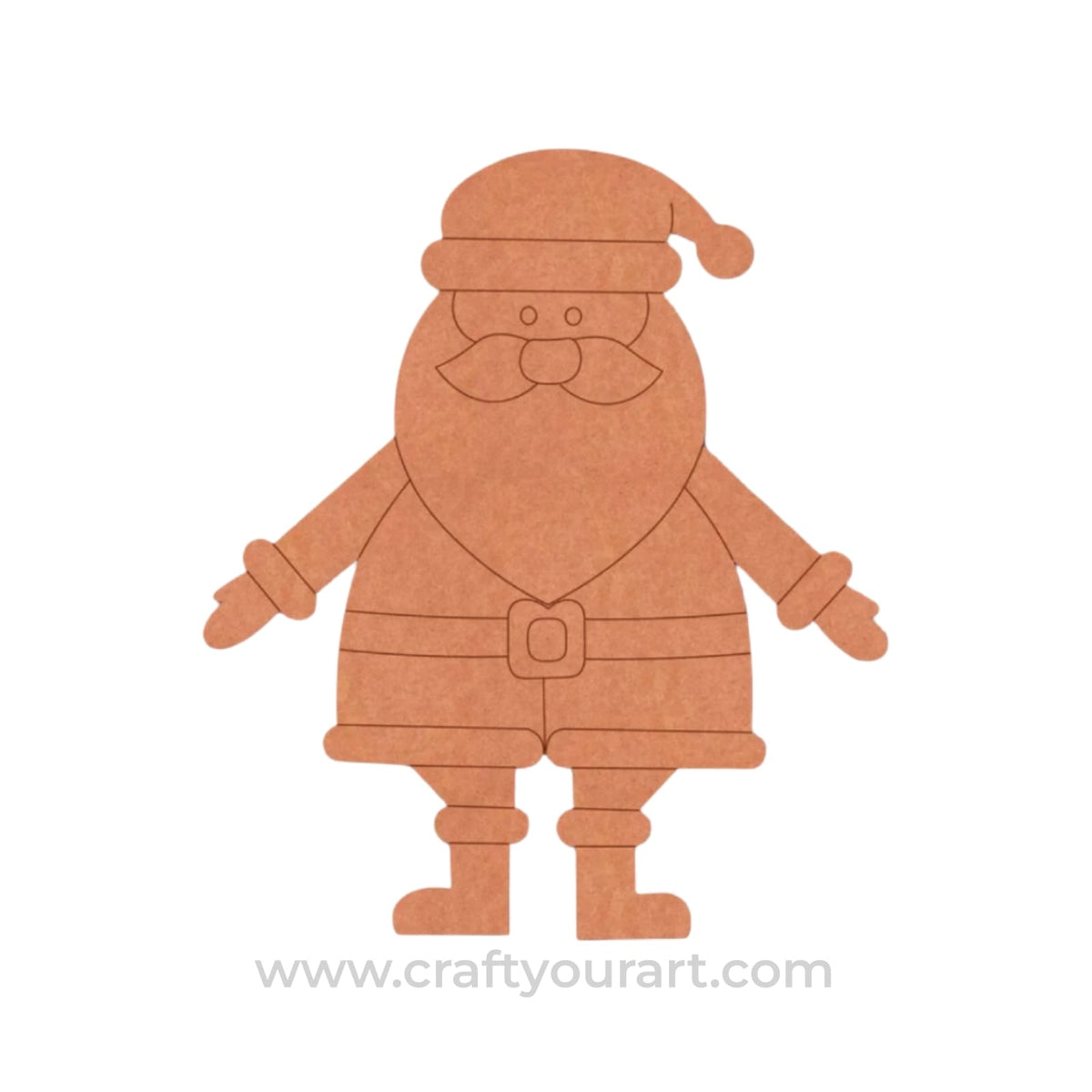 Santa Claus Christmas Pre Marked MDF Design 5