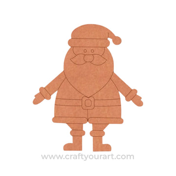 Santa Claus Christmas Pre Marked MDF Design 5