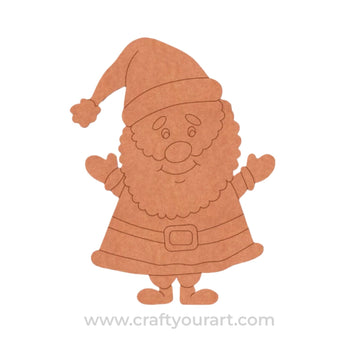 Santa Claus Christmas Pre Marked MDF Design 6