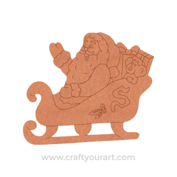 Santa Claus Christmas Pre Marked MDF Design 8