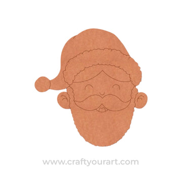 Santa Claus Christmas Pre Marked MDF Design 9