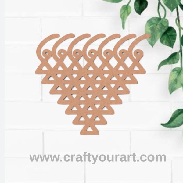 Saraswati Yantra Cutout MDF Design 10