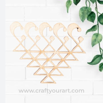 Saraswati Yantra Cutout MDF Design 12