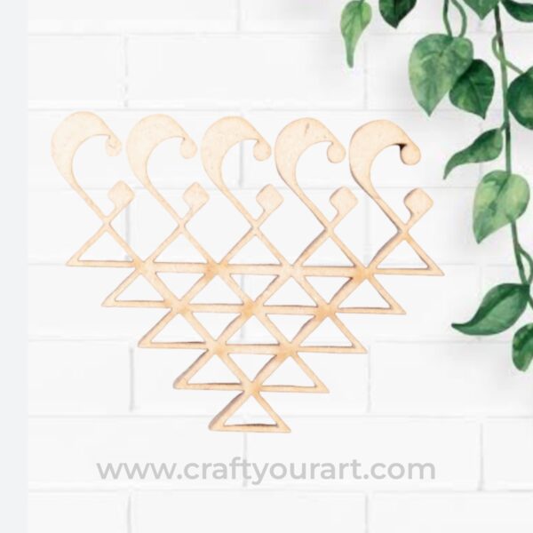 Saraswati Yantra Cutout MDF Design 12
