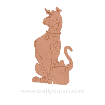 Scooby Dooby Doo Dog Pre Marked MDF Design 2