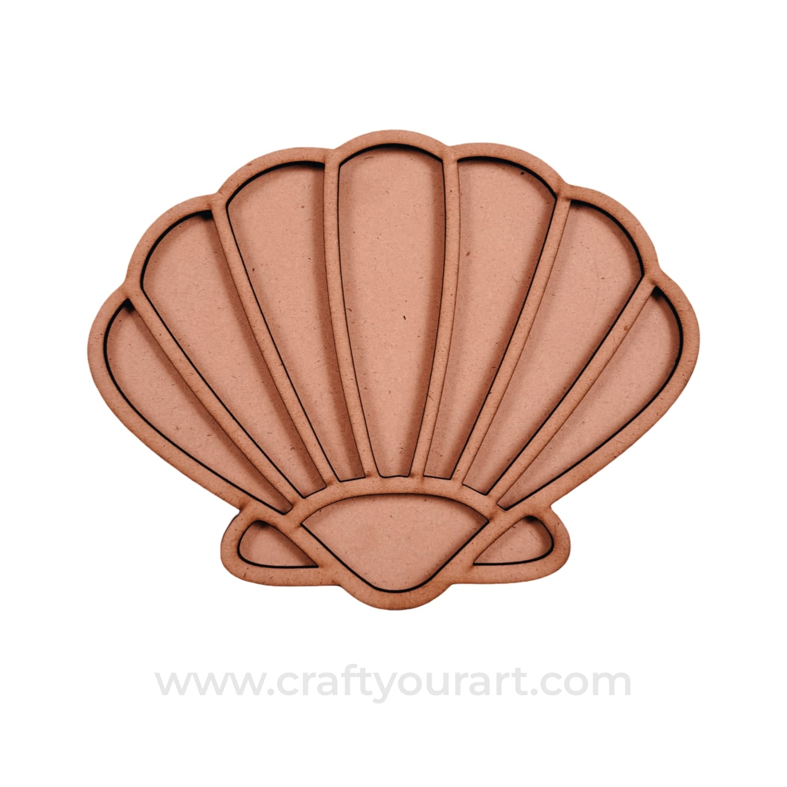 Seashell Mosaic Art MDF Design 1