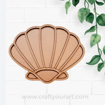 Seashell Mosaic Art MDF Design 4