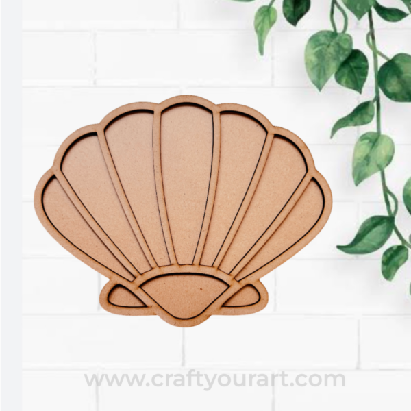 Seashell Mosaic Art MDF Design 4