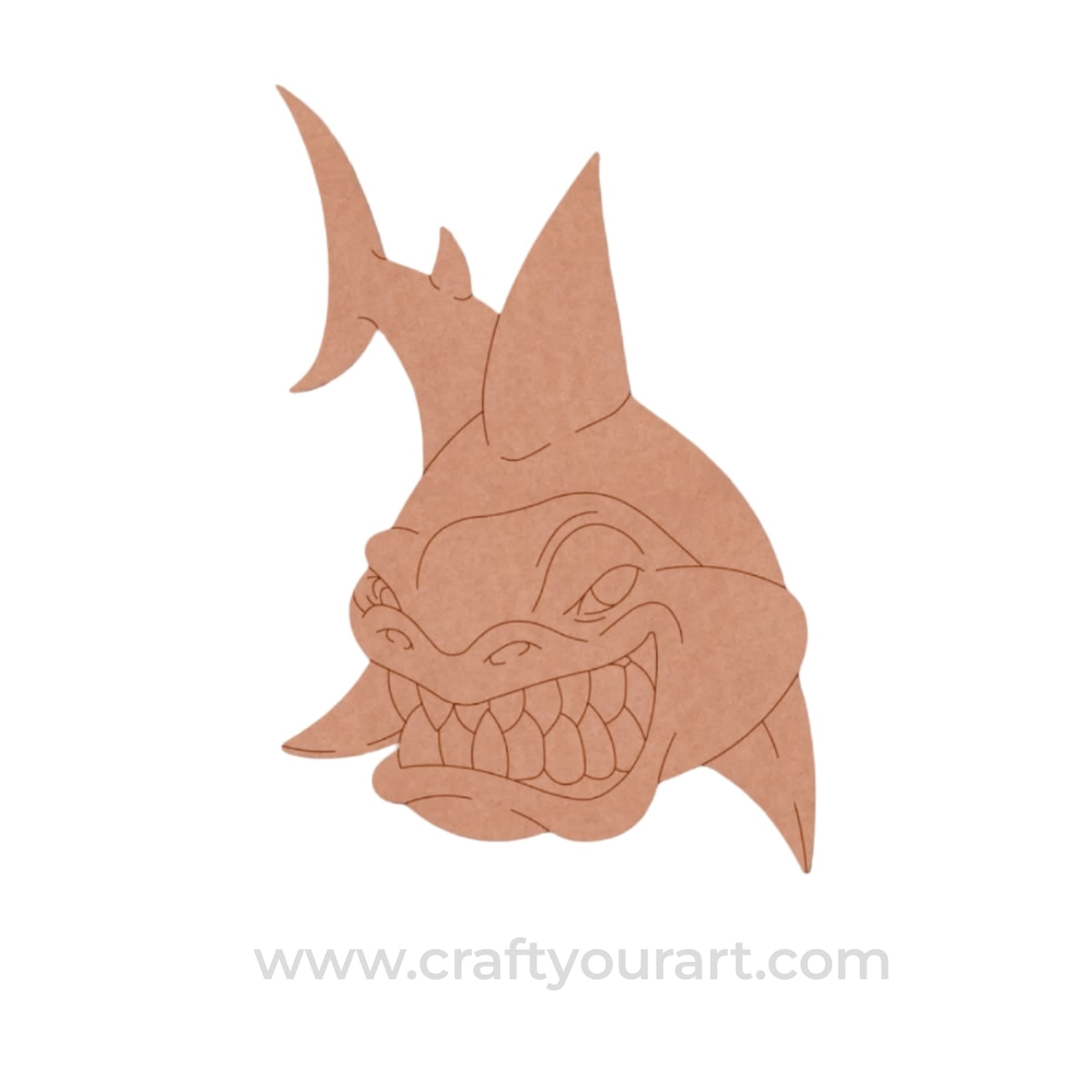 Shark Pre Marked MDF Design 1