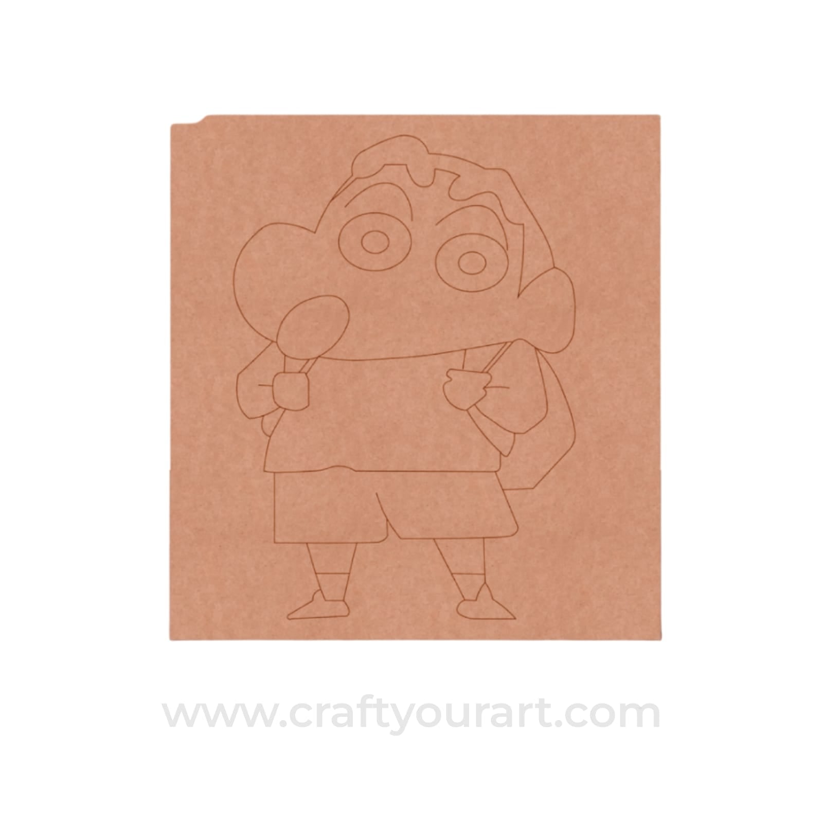 Shinchan Pre Marked Base MDF Design 1