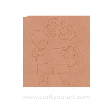 Shinchan Pre Marked Base MDF Design 1