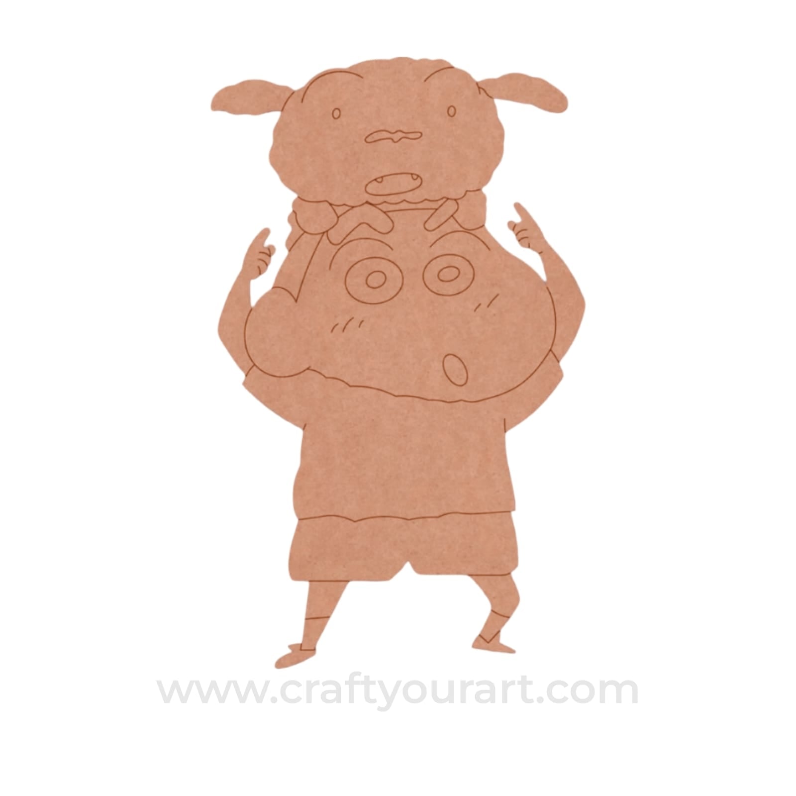 Shinchan Pre Marked MDF Design 2