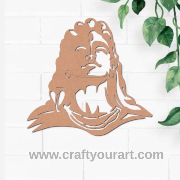 Shiv Ji Cutout MDF Design 8