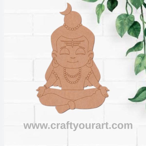 Shiv Ji Pre Marked MDF Design 6