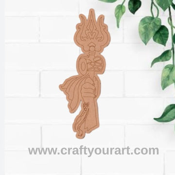 Shiva Trishul Pre Marked MDF Design 2