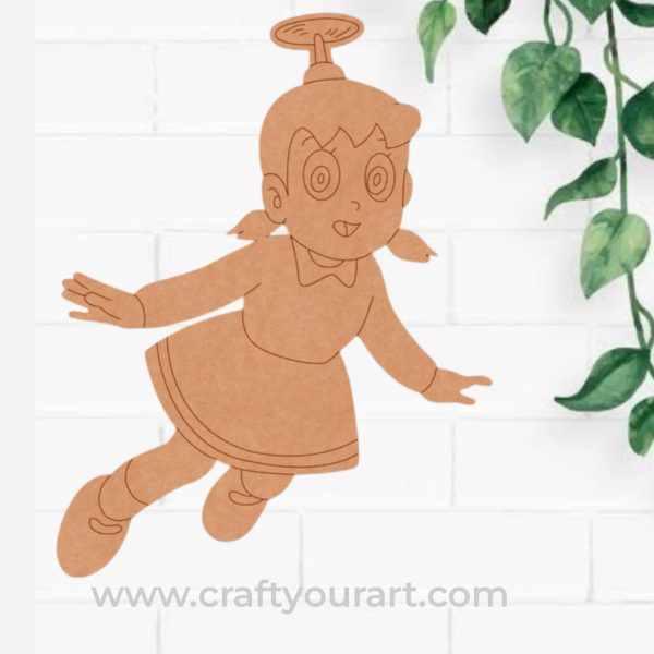 Shizuka Doraemon Pre Marked MDF Design 10