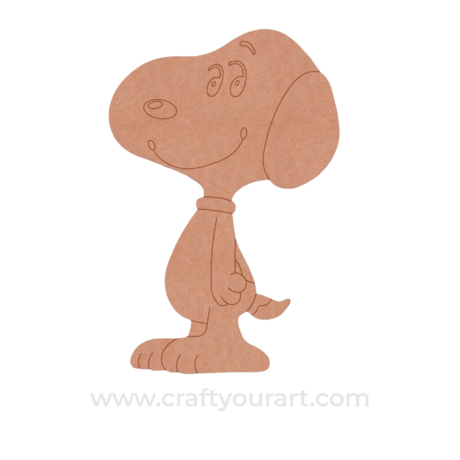 Snoopy Dog Disney Pre Marked MDF Design 1