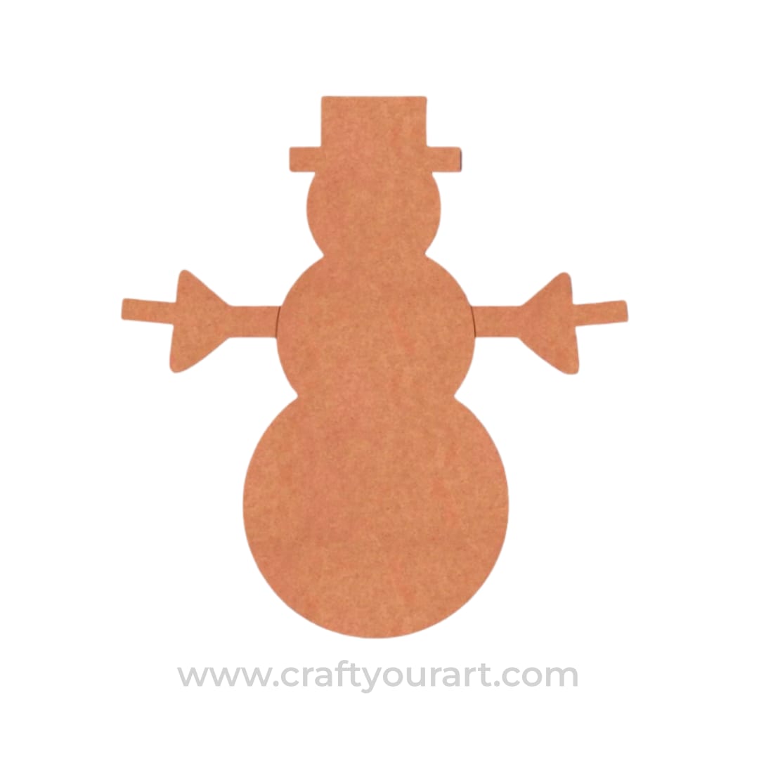 Snow Man Christmas Pre Marked MDF Design 11