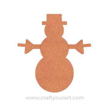 Snow Man Christmas Pre Marked MDF Design 11